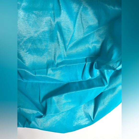 Le Chateau One Shoulder Vibrant Blue Ruched Dress - Picture 5 of 10